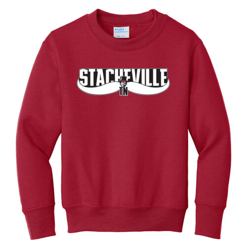 APSU Stashville  - Youth Core Fleece Crewneck Sweatshirt Thumbnail