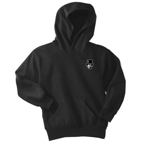 APSU Hold up Wait a MIn  - Youth Core Fleece Pullover Hooded Sweatshirt Thumbnail