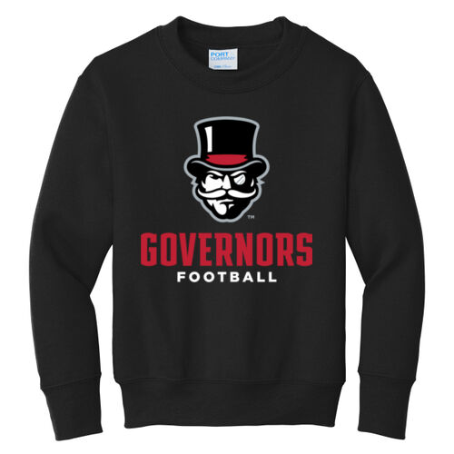 Austin Peay Football  - Youth Core Fleece Crewneck Sweatshirt Thumbnail