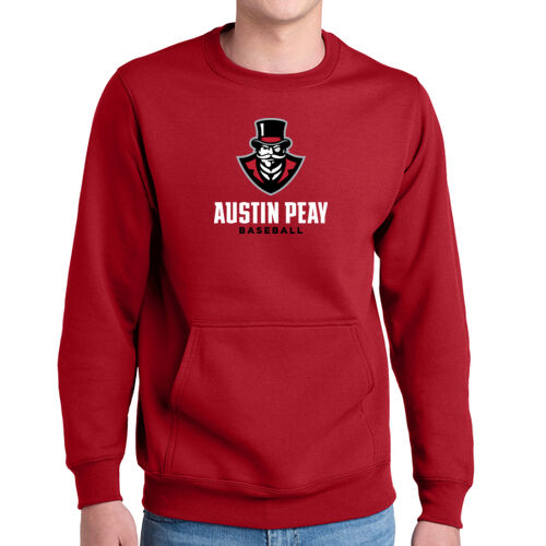 APSU Baseball  - Core Fleece Crewneck Pocket Sweatshirt Thumbnail