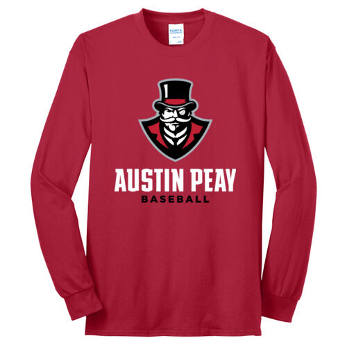 APSU Baseball  - Tall Long Sleeve Core Blend Tee Thumbnail