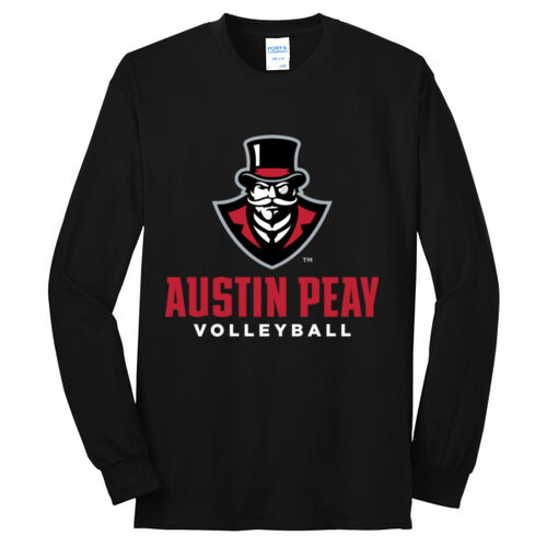 APSU Volleyball  - Long Sleeve Core Blend Tee Thumbnail
