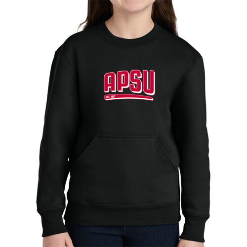 APSU Est.1927 - Youth Core Fleece Crewneck Pocket Sweatshirt Thumbnail