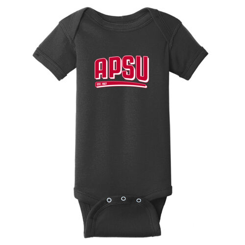 APSU Est.1927 - Infant Short Sleeve Baby Rib Bodysuit Thumbnail