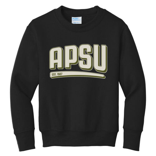 MILITARY- APSU Est.1927 - Youth Core Fleece Crewneck Sweatshirt Thumbnail