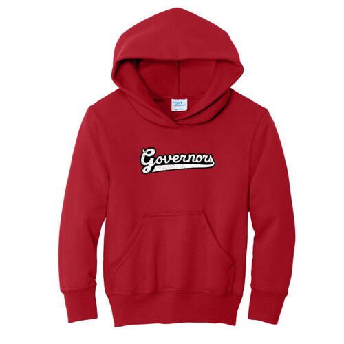 Governors- Distressed - Youth Core Fleece Pullover Hooded Sweatshirt Thumbnail