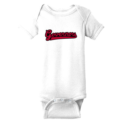Governors- Distressed - Infant Short Sleeve Baby Rib Bodysuit Thumbnail