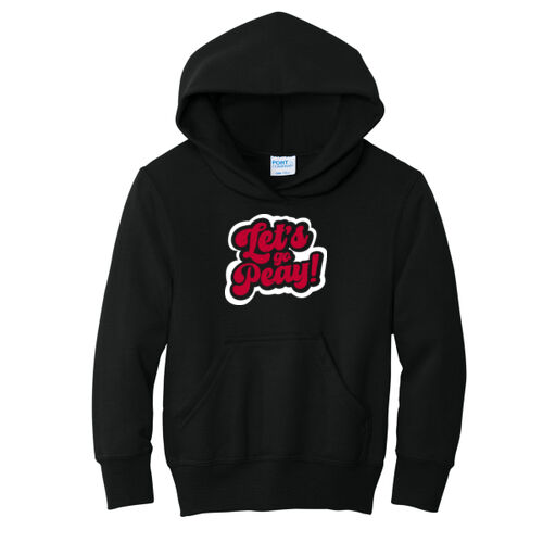 Lets Go Peay  - Youth Core Fleece Pullover Hooded Sweatshirt Thumbnail