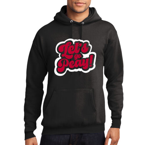 Lets Go Peay  - Core Fleece Pullover Hooded Sweatshirt Thumbnail