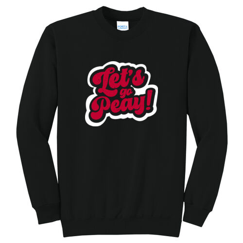 Lets Go Peay  - Core Fleece Crewneck Sweatshirt Thumbnail