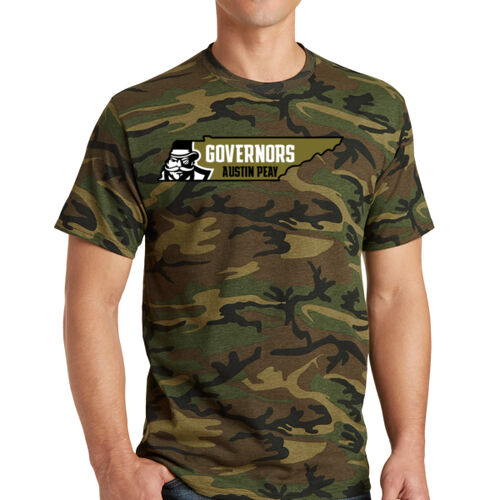 MILITARY- APSU STATE - Core Cotton Camo Tee Thumbnail