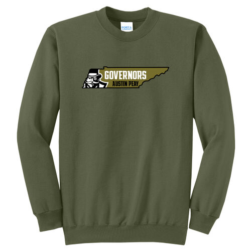 MILITARY- APSU STATE - Core Fleece Crewneck Sweatshirt Thumbnail