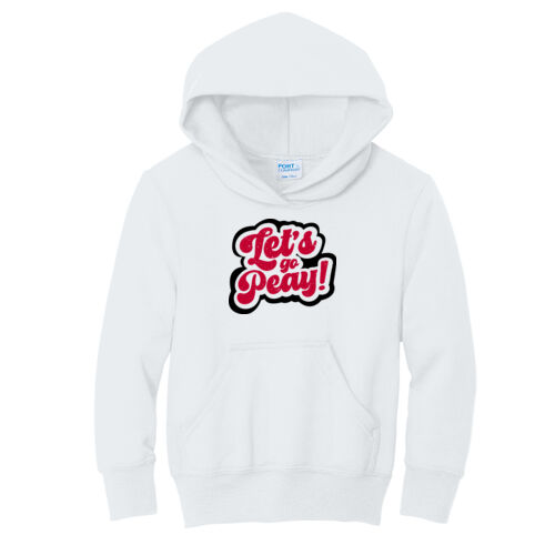 Lets Go Peay  - Youth Core Fleece Pullover Hooded Sweatshirt Thumbnail