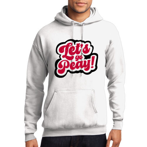 Lets Go Peay  - Core Fleece Pullover Hooded Sweatshirt Thumbnail