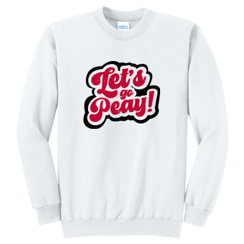 Lets Go Peay  - Core Fleece Crewneck Sweatshirt Thumbnail