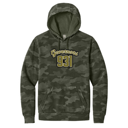 MILITARY GOVERNORS 931 - Wash Camo Fleece Hoodie Thumbnail