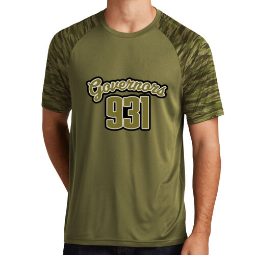 MILITARY GOVERNORS 931 - Drift Camo Colorblock Tee Thumbnail