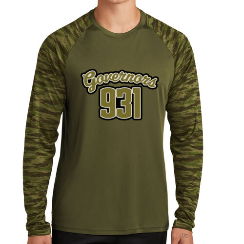 MILITARY GOVERNORS 931 - Drift Camo Colorblock Long Sleeve Tee Thumbnail